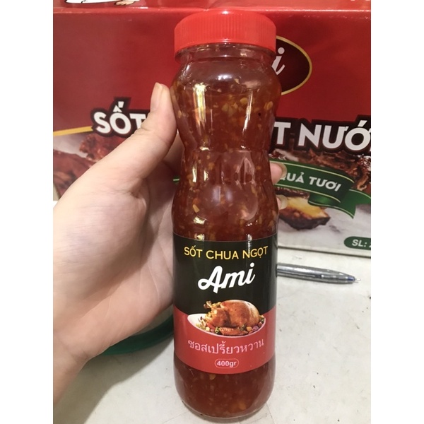 Chai Sốt Chua Ngọt Ami 230g/400g các vị