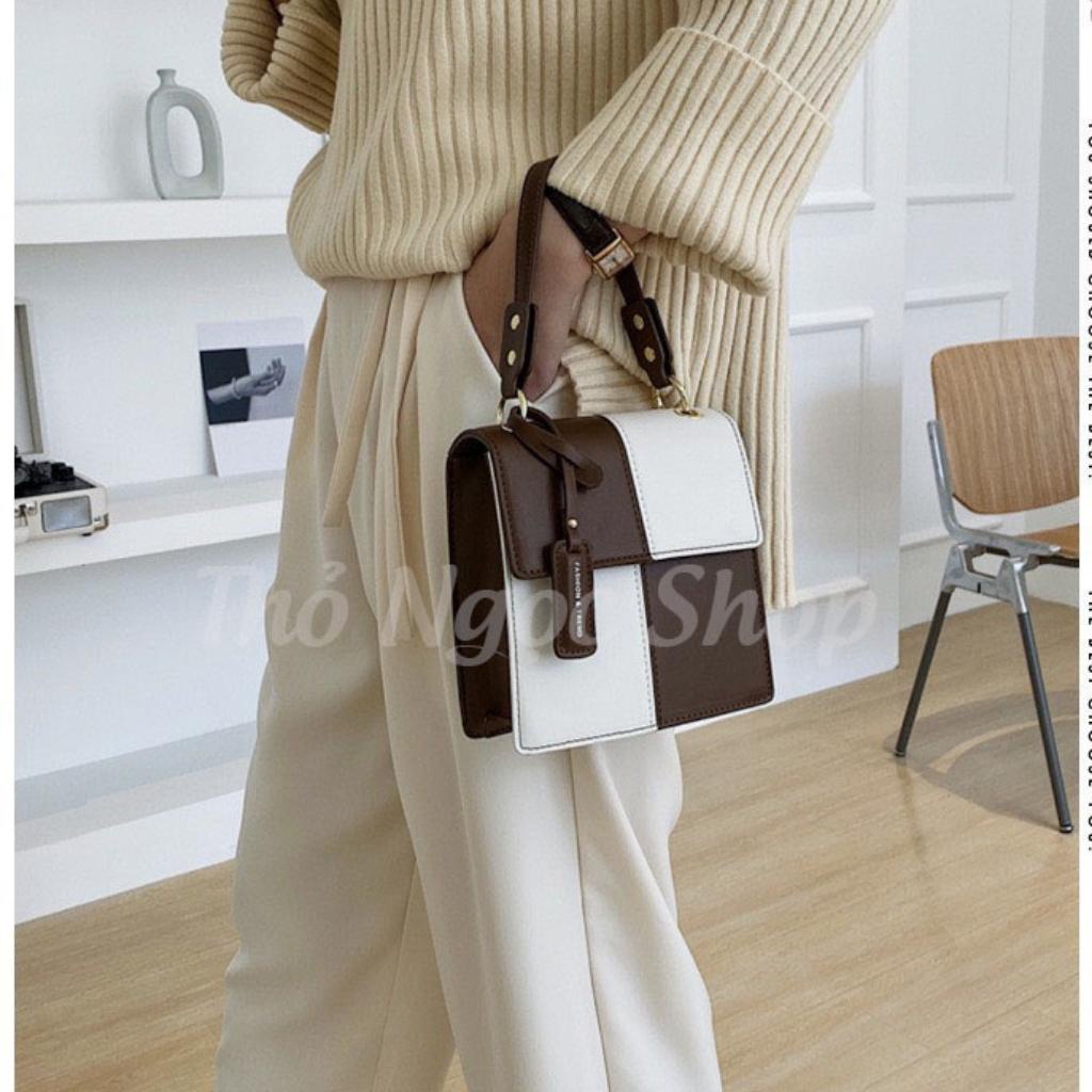 Túi Đeo Chéo Nữ Cầm Tay Thỏ Ngọc Shop Kiểu Dáng Sành Điệu Chất Da Đep Size  18