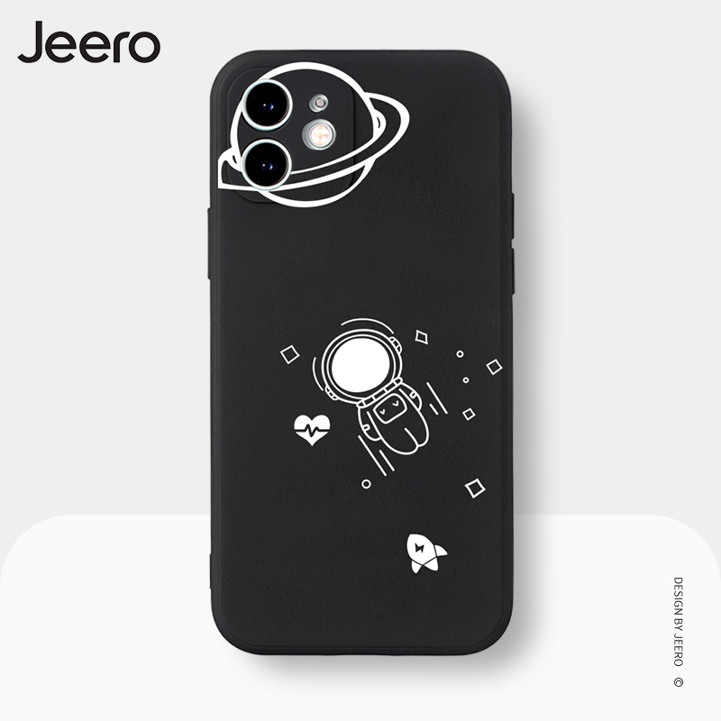 Ốp điện thoại JEERO hoạt hình cặp đôi dễ thương đẹp ngộ nghĩnh mềm cho iPhone 15 14 13 12 11 Pro Max SE 2020 X XR XS 8 7 6 6S Plus kute HFC308