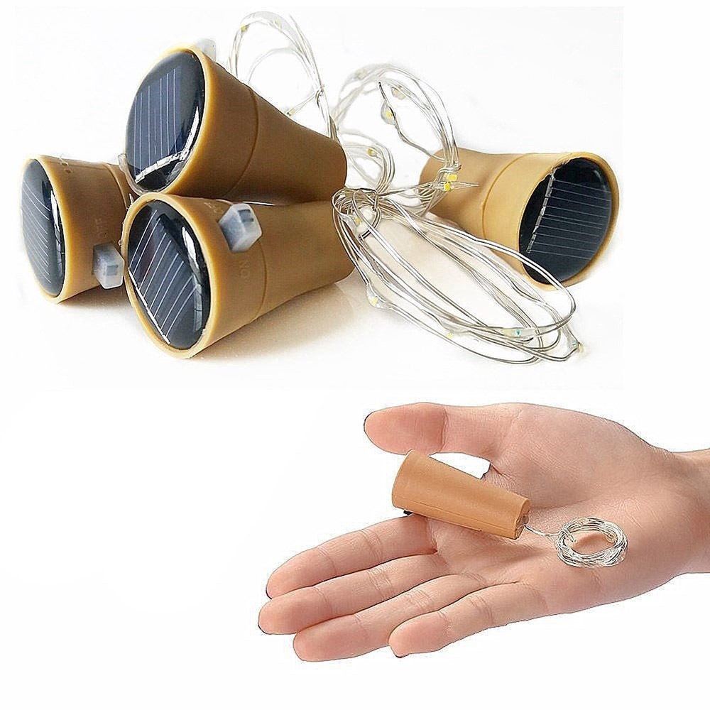 Dây Đèn Led 10 Bóng Sử Dụng Năng Lượng Mặt Trời