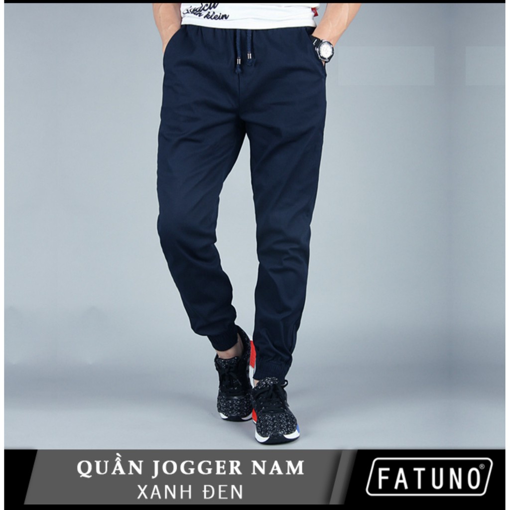 Quần Jogger kaki nam thời trang màu xanh đen