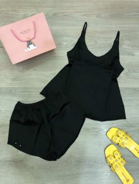 [BÁN SỈ - SẴN SLL ] Bộ đồ ngủ Bộ đùi ngủ sexy vải lụa thời trang