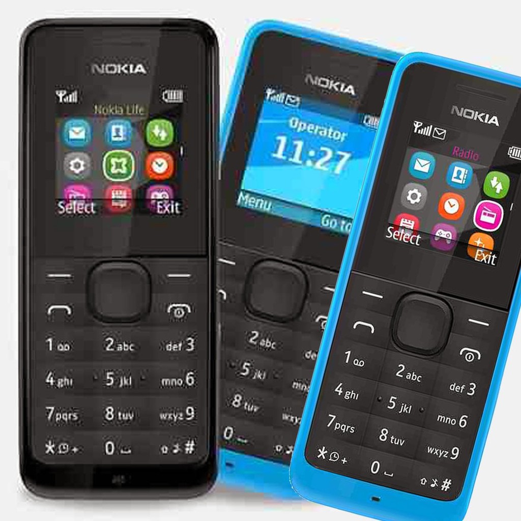 Điện thoại giá rẻ CHÍNH HÃNG Nokia 105  - Bảo hành 1 đổi 1