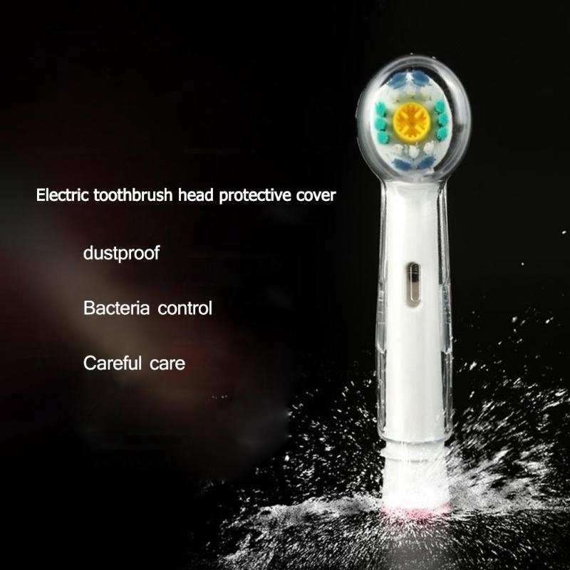 Set 2 Vỏ Bọc Bảo Vệ Đầu Bàn Chải Đánh Răng Điện Trong Suốt Chống Bụi Tiện Dụng Mang Theo Du Lịch