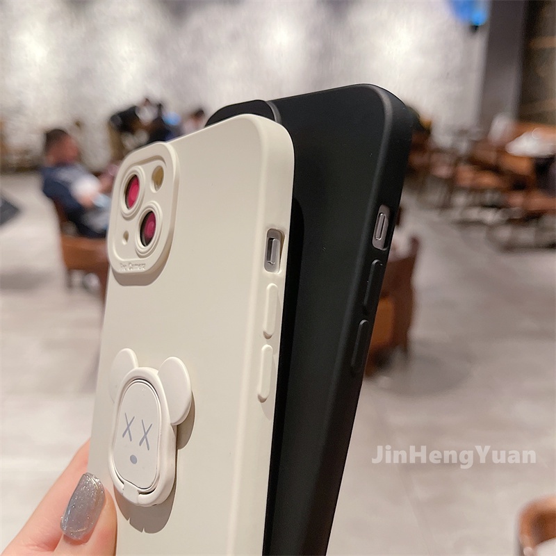 Ốp điện thoại TPU bằng silicon mềm có giá đỡ nam châm thích hợp cho iPhone X XS 11 12