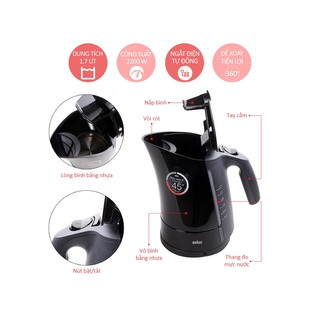 Ấm siêu tốc Braun WK 300 1.7L