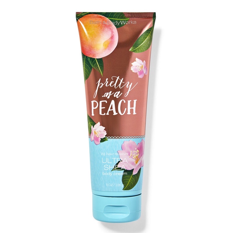 [Auth]Kem dưỡng thể lưu hương mịn da Bath and Body works - Pretty as a peach