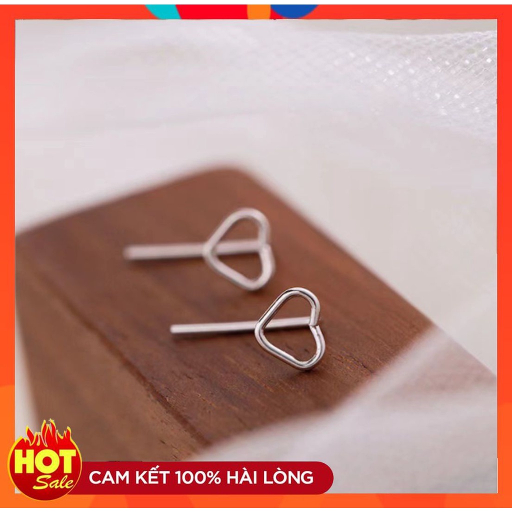 [HOT] BÔNG TAI KHUYÊN TAI MÓC VÀNH TAI KIM LOẠI HÌNH TIM NHỎ XINH THỜI TRANG CÁ TÍNH 221BT024