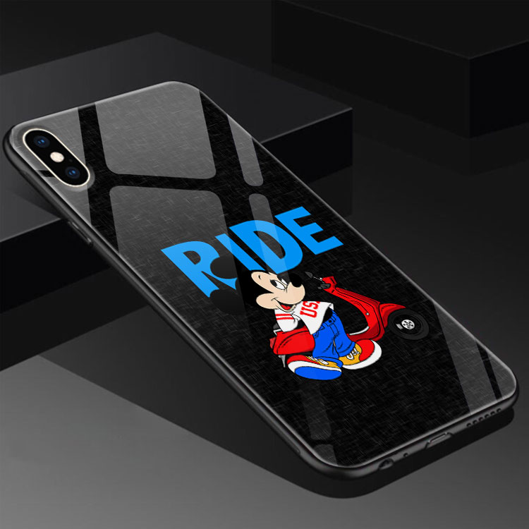 Ốp Chống Ố Iphone 8 Plus In Hình Mickey Ride IPBOX Cho Iphone 11/11Pro/11ProMax/Xr/Xs/XsMax/6/7/8Plus/Se