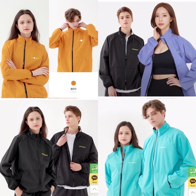 Áo khoác gió hỗ trợ tập giảm cân, tan mỡ, đi mưa, đi tuyết xuất Hàn Better than life BTL