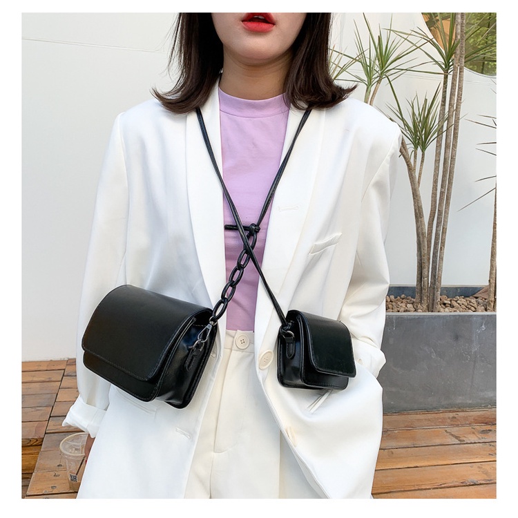 Túi Đeo Chéo Một Bên Vai Kích Thước Nhỏ Đơn Giản Phong Cách Hàn Quốc Hàng Mới 2022 Dành Cho Bạn Nữ