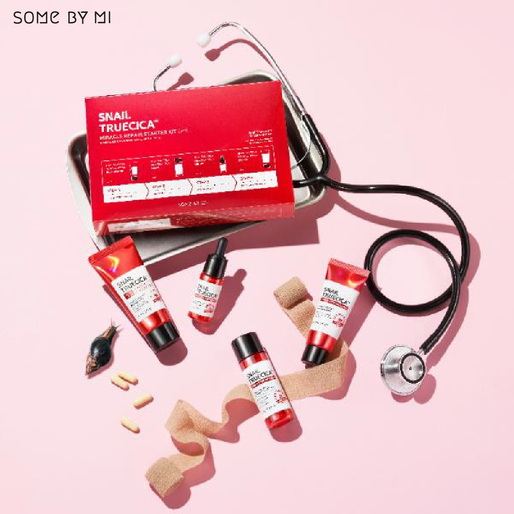 Bộ sản phẩm dưỡng da SOME BY MI SNAIL TRUECICA MIRACLE REPAIR STARTER KIT-EDITION (4ITEMS)