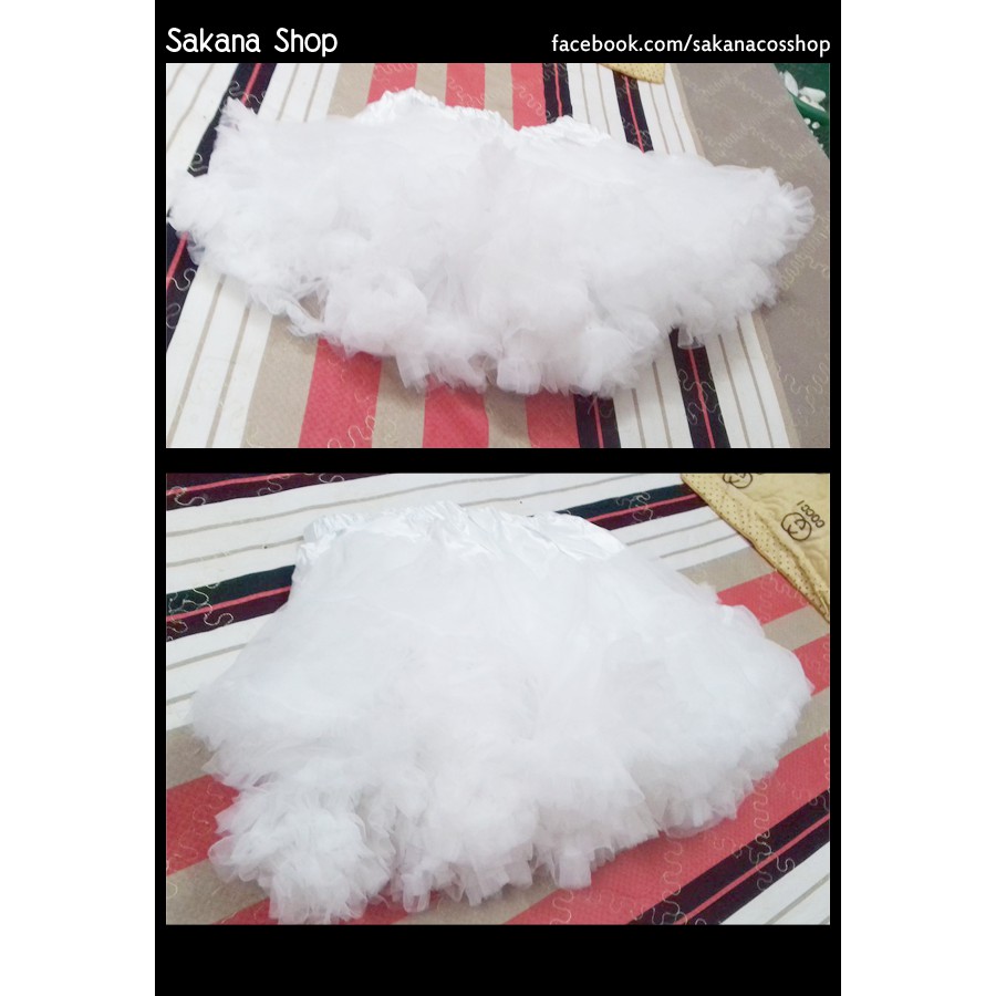 Tùng phồng nơ xòe lót trong váy 3 lớp dày dặn/ tùng lolita/ tùng cosplay hóa trang | BigBuy360 - bigbuy360.vn