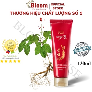 Sữa Rửa Mặt Sâm Đỏ Hàn Quốc My Gold Korea Red Ginseng Foam Cleansing 130ml Chính Hãng - Sữa Rửa Mặt Nhân Sâm