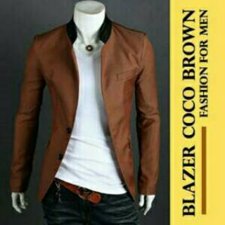 Áo Khoác Blazer Màu Nâu Thiết Kế Mới Cao Cấp Thời Trang