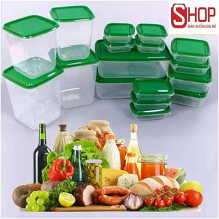 BỘ 17 HỘP NHỰA ĐỰNG THỰC PHẨM
