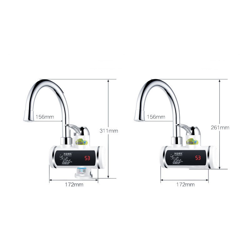 Vòi Nước Nóng Lạnh Bồn Rửa Bát, Bồn Rửa Mặt, Màn Hình Hiển Thị Cao Cấp - BẢO HÀNH UY TÍN