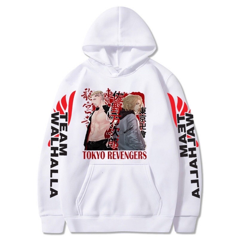 Áo Hoodie Nỉ Dài TOKYO REVENGERS MIKEY, MANJIRO , SANO DRAKEN  ANIME Nam Nữ Đủ Size