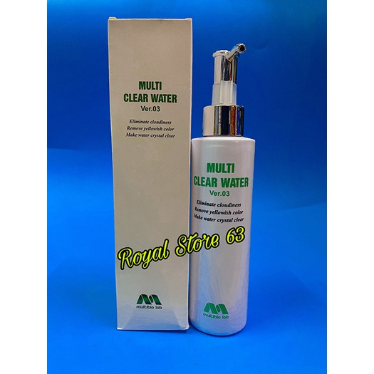 Multi Clear Water Ver 03 Sản Phẩm Làm Trong Nước Cho Bể Cá, Bể Thủy Sinh Multibio Lab (150ml)