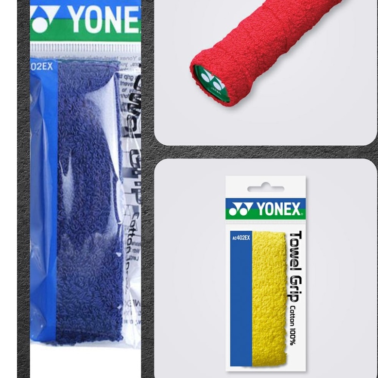 Quấn Cán Vợt Cầu Lông/Tennis Vải Yonex Chính Hãng 402EX - Cảm Giác Cầm Êm Ái ,Thấm Hút Mồ Hôi Tay Tốt, Chống Trơn Trợt