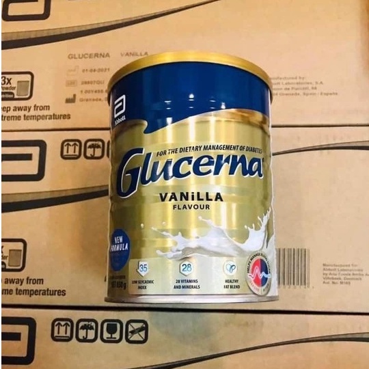 SỮA BỘT GLUCERNA ÚC 850g (DÀNH CHO NGƯỜI TIỂU ĐƯỜNG) (MẪU MỚI)