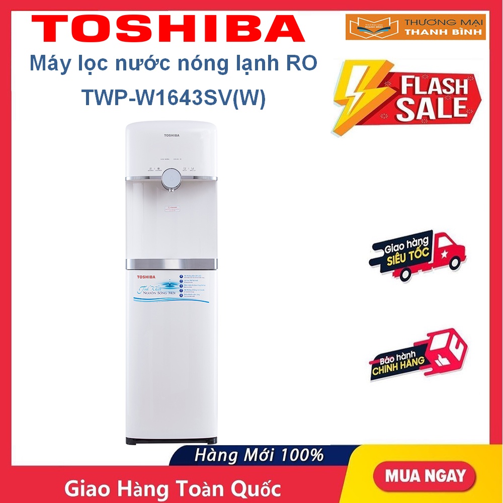 Máy lọc nước RO nóng lạnh Toshiba TWP-W1643SV(W) 4 lõi