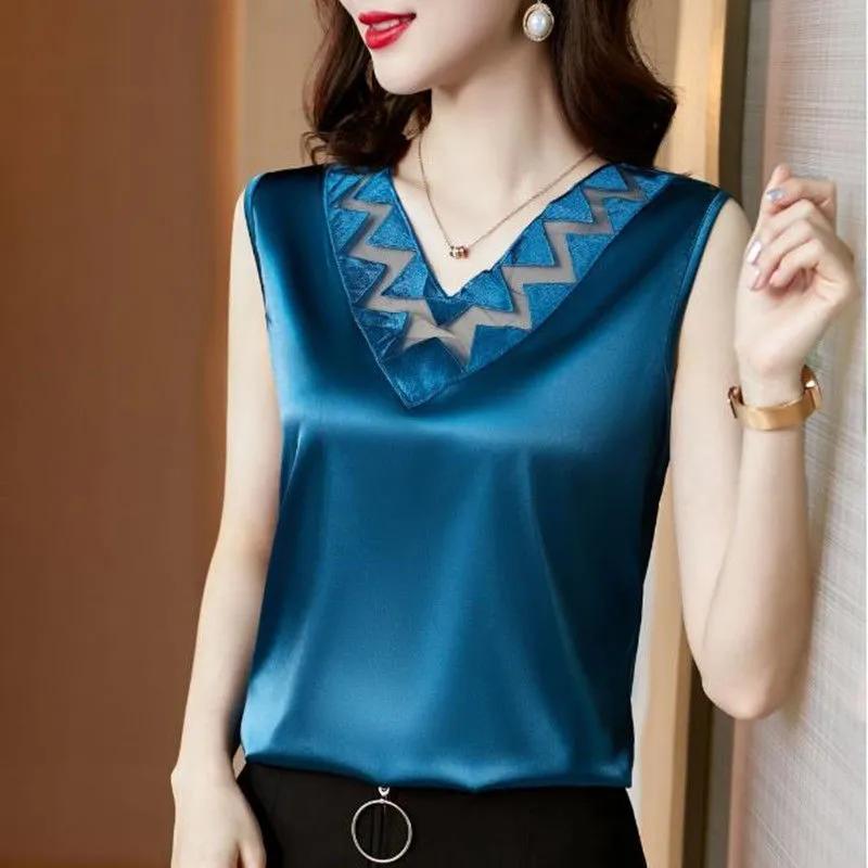 Áo Nữ Không Tay Cổ Chữ V Thời Trang Quyến Rũ | BigBuy360 - bigbuy360.vn