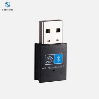 ✿♥▷ Mini Wireless USB Adapter 150Mbps WiFi Bluetooth 4.0 2 In 1 Receiver For Computer PC