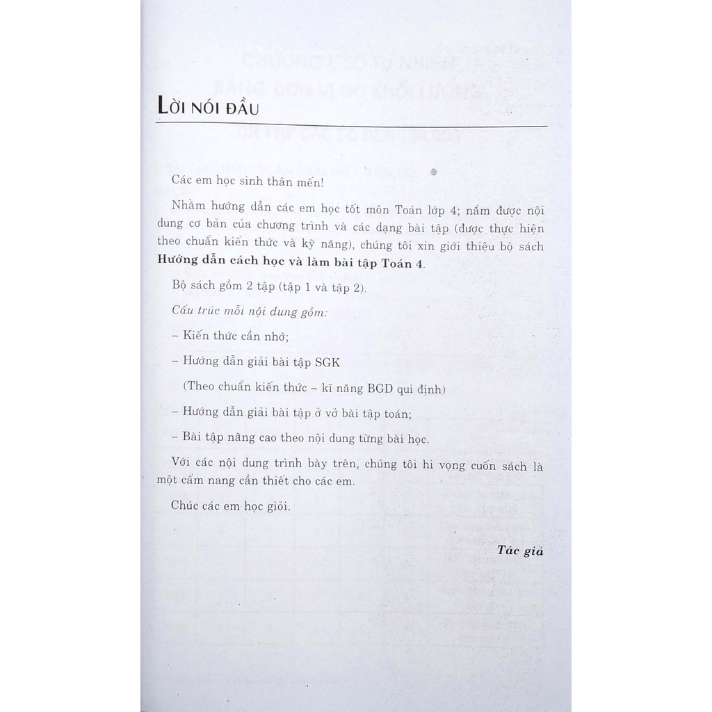Sách Hướng Dẫn Cách Học Và Làm Bài Tập Toán 4 - Tập 1