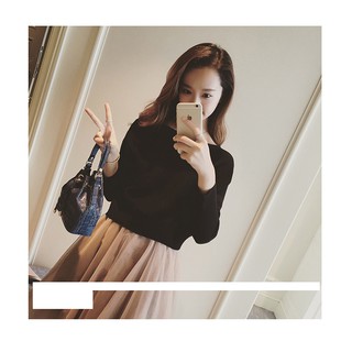 Áo len nữ dài tay cổ thuyền