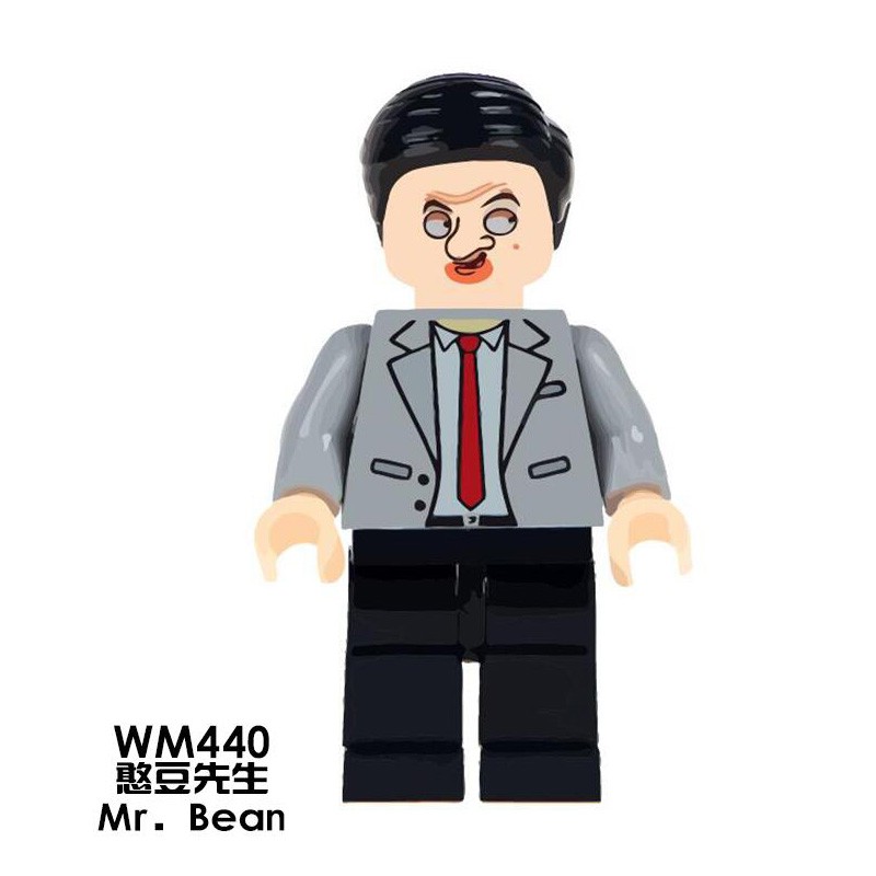 Bộ Đồ Chơi Lắp Ráp Lego Mr-Bean Marilyn Monroe Bruce Lee Chuck Norris Lucas WM6018 WM442