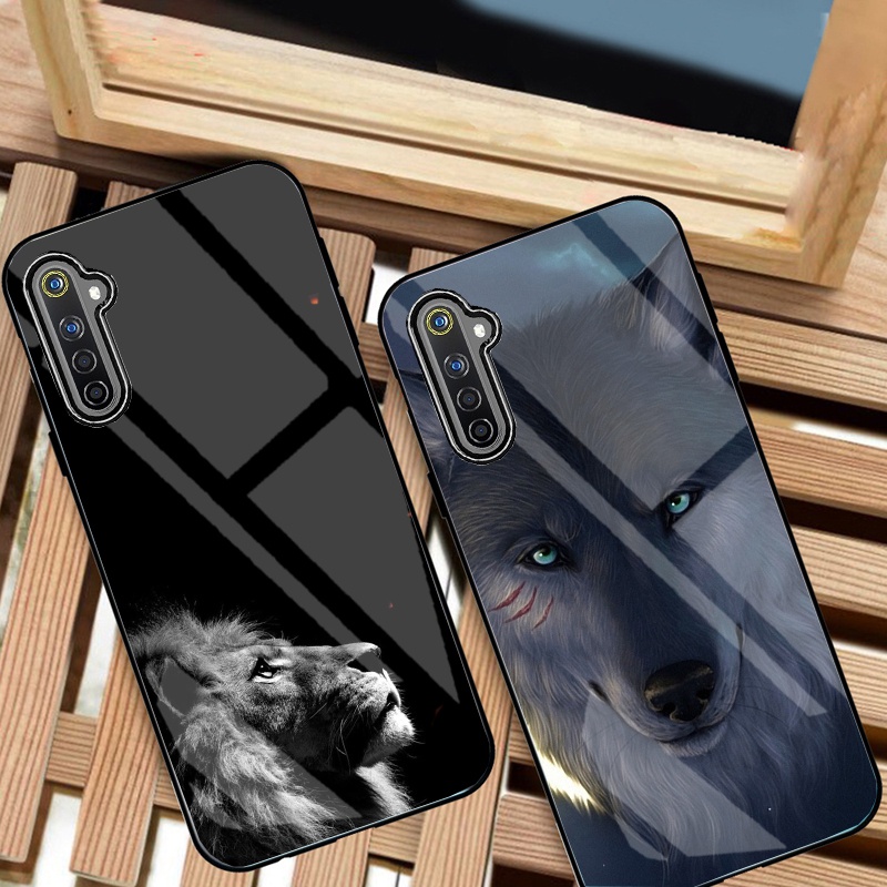Ốp Lưng REALME 6, 6 PRO mặt kính cường lực cao cấp thiết kế Độc Quyền