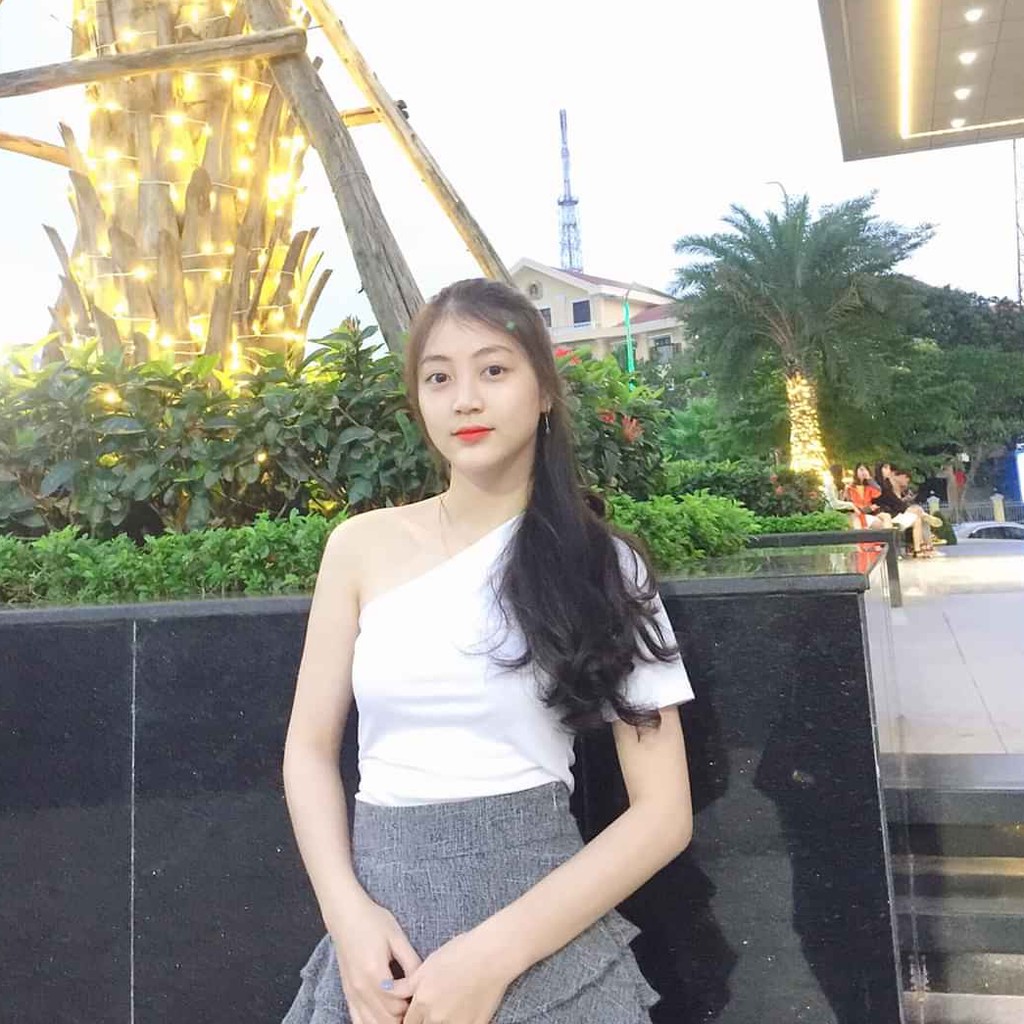 Áo Lệch vai vải đẹp, Co giãn (AP 4 Màu hot)