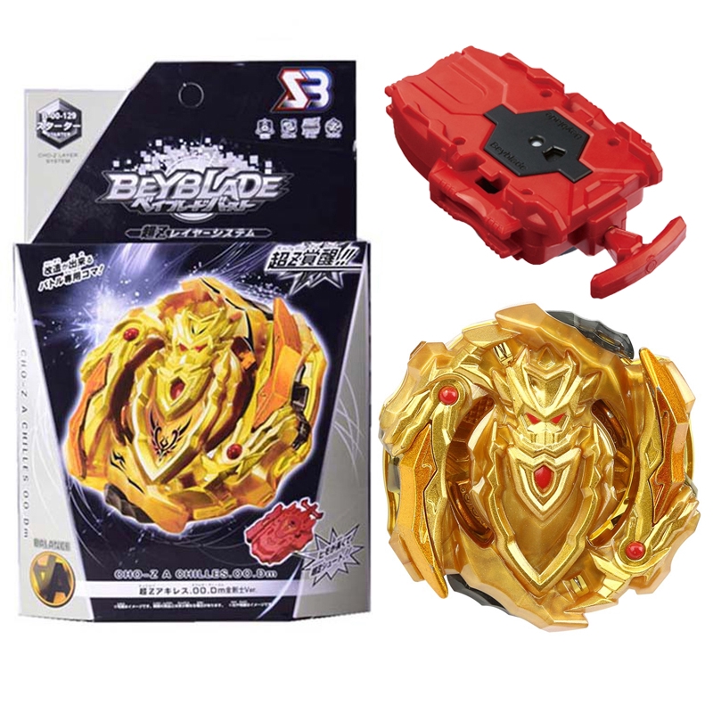 New Beyblade Brust Toy Beyblade Metal Fusion Gold Ver. B-00-129 With Wire Launcher Grip Gift Toys