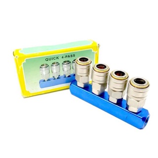 ĐẦU NỐI NHANH CHIA HƠI TỰ ĐỘNG 4 CHIA THẲNG 230519