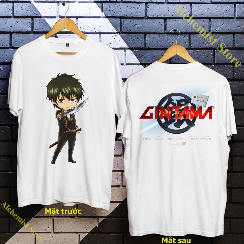 [SALE SẬP SÀN] 💯 Áo Phông Hijikata Toshiro - Áo Phông Gintama mềm mại - thoáng mát - GTM-015