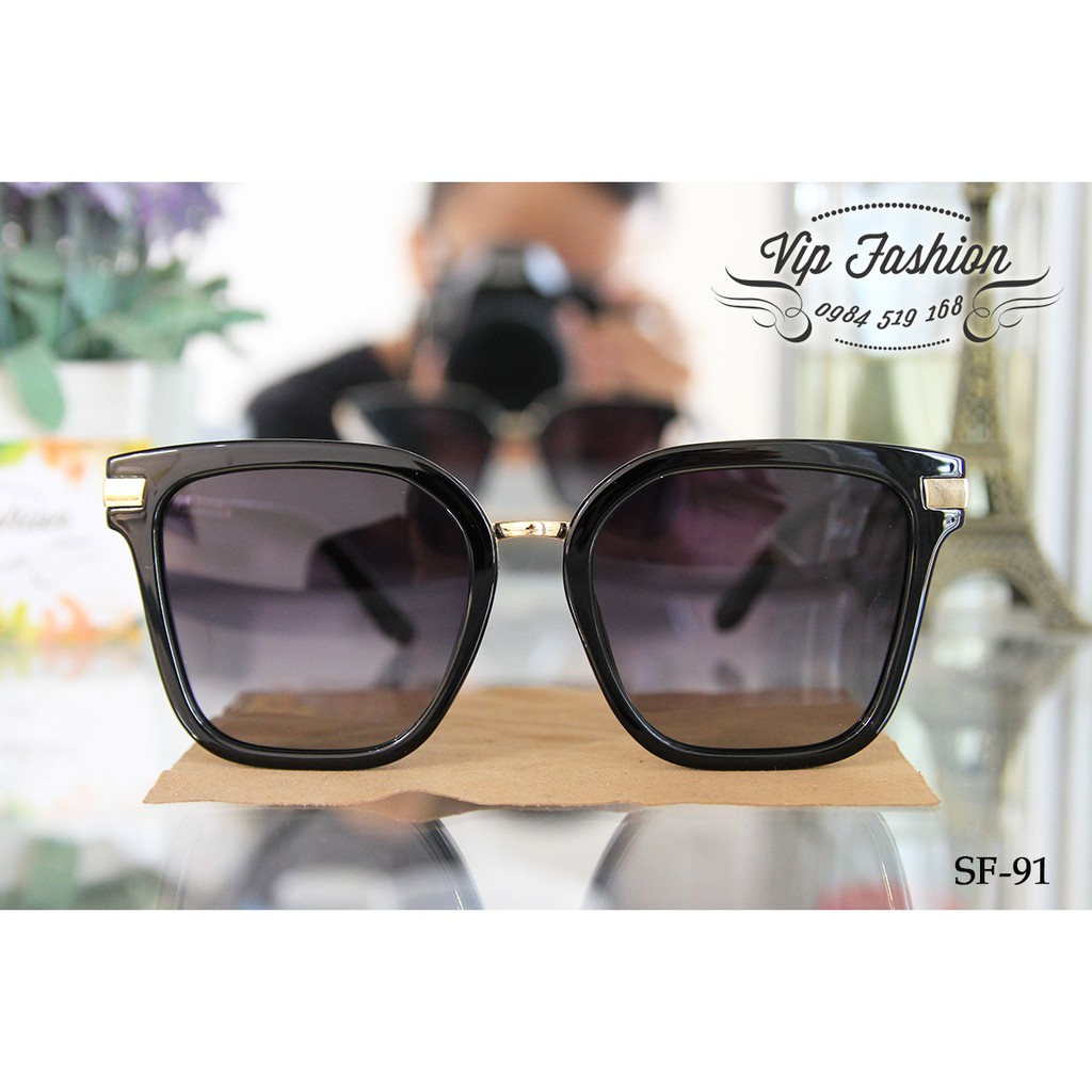 Kính mát chống loá SF91 cao cấp, dáng chữ nhật thời trang
