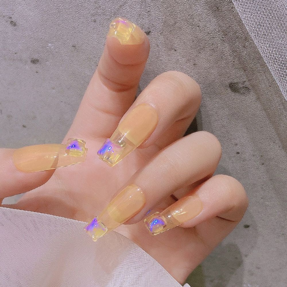 [Hàng mới về] Phụ Kiện Hạt Đá 3D Trong Suốt Dùng Trang Trí Móng Tay Nghệ Thuật