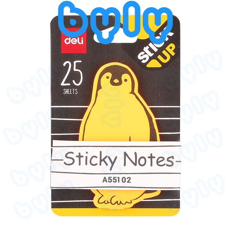 [Ship hỏa tốc] Giấy Note Ghi Chú - Hình Ảnh Động Vật - Sticky Notes DELI | A55102