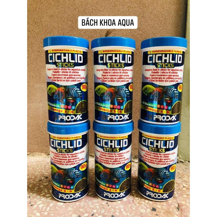 Thức ăn chuyên Ali Prodac - Cichlid Sticks 90g ( 250ml)