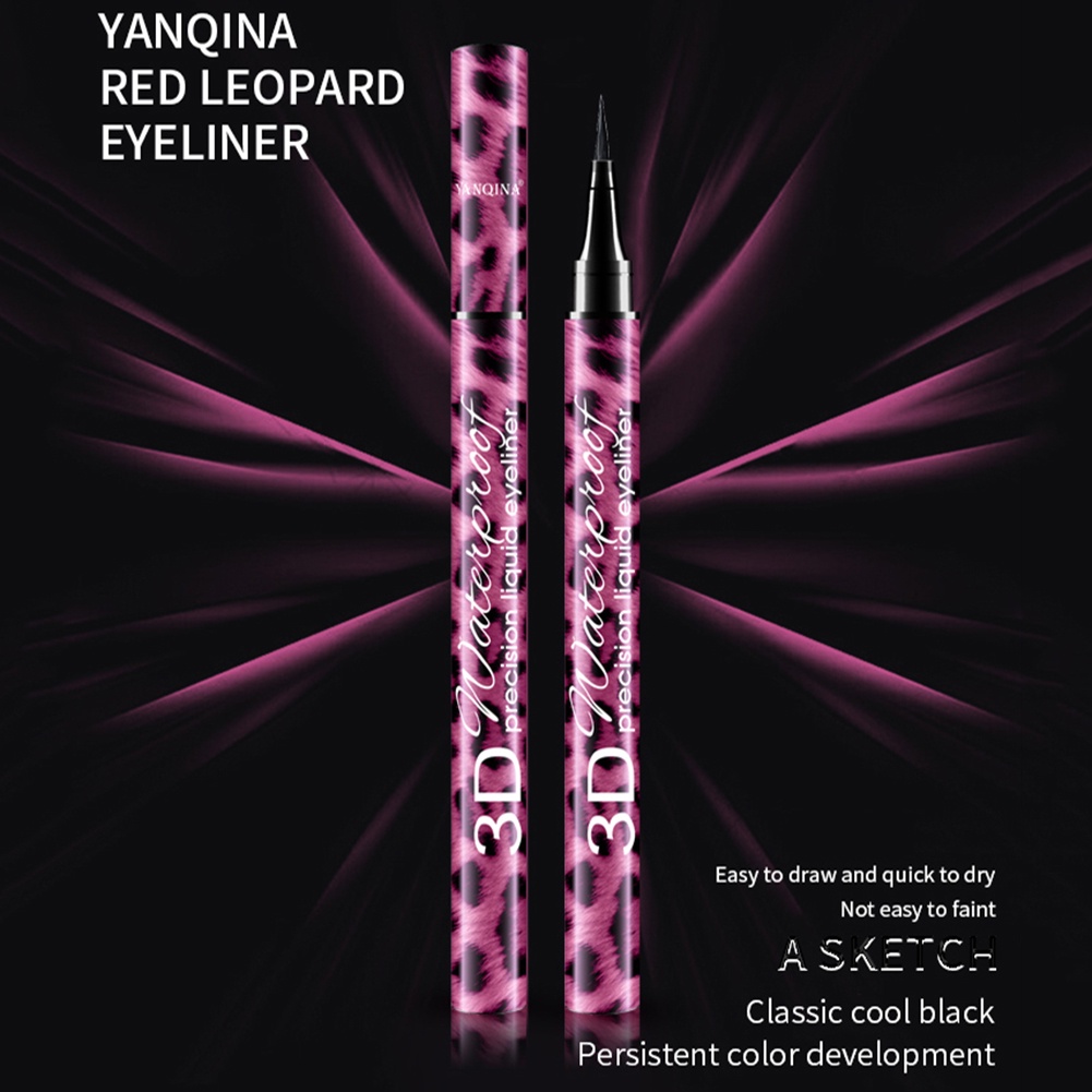 Bút kẻ mắt YANQINA dạng lỏng chống thấm nước nhanh khô không nhòe thiết kế vỏ họa tiết da báo
 | BigBuy360 - bigbuy360.vn