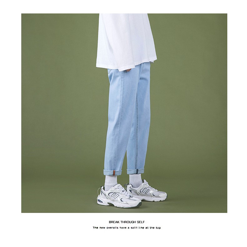 [ TẶNG QUÀ HẤP DẪN ] Quần jean Baggy ống suông rộng, Quần bò nam, nữ S01 20WE Tự Thiết Kế | BigBuy360 - bigbuy360.vn