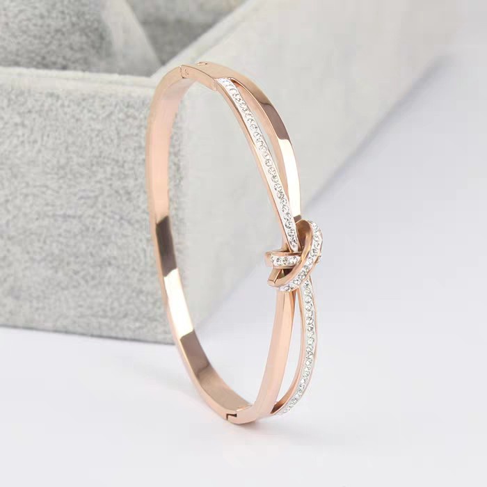 Vòng Đeo Tay Thép Titan Hai Vòng Nhẫn Đơn Giản Phong Cách Hàn Quốc Cao Cấp Chống Nước Chống Rỉ Sét Dễ Phối Đồ Cho Nữ Sinh tanaba