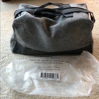 Azzaro gray travel bag - Túi du lịch Azzaro xám - Hàng Tặng Chính Hãng
