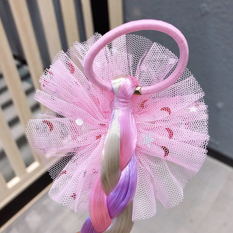 Dây buộc tóc KIDSBOWS hình kỳ lân dễ thương cho bé gái