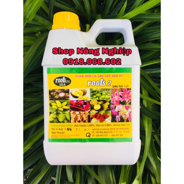 Phân bón lá cao cấp của Mỹ Root 2 can 1 Lít