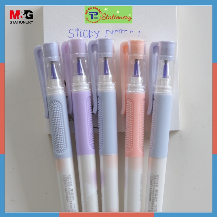 Bút nước tẩy được, Bút gel có đầu tẩy cao cấp M&G-9804 mực xanh nét 0.5mm