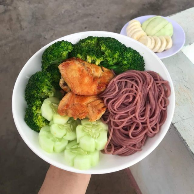 Mì Bún gạo lứt đỏ siêu rẻ siêu ngon  100% gạo lứt nguyên cám thực dưỡng eatclean /keto /das/giảm cân gói 500g