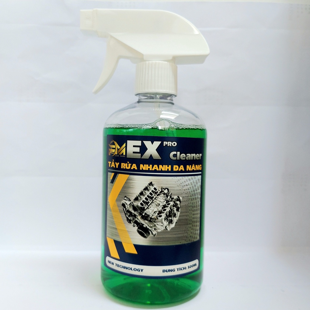EX- pro Cleaner 500ml tẩy đầu bò, lốc máy, tẩy dầu mỡ, sàn nhà máy