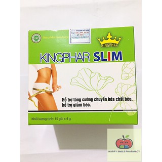 Trà giảm cân Kingphar SLIM- hỗ trợ giảm cân an toàn hiệu quả